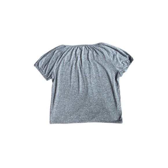 GAP Women's Soft Spun Puff Sleeve Tee-Size Large - Picture 2 of 4